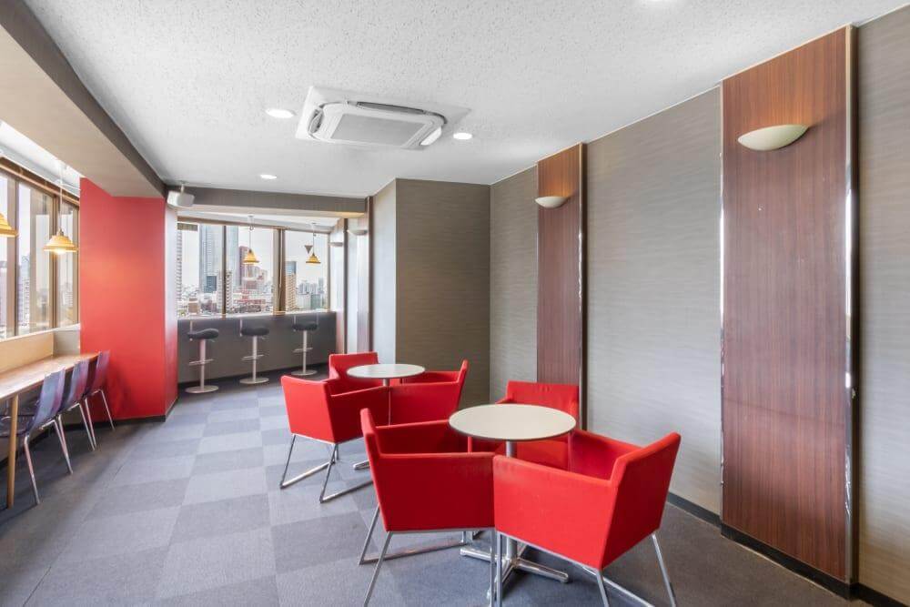 DF Building office space - View 2 in Minato City - internet, office_cleaning, breakout_areas