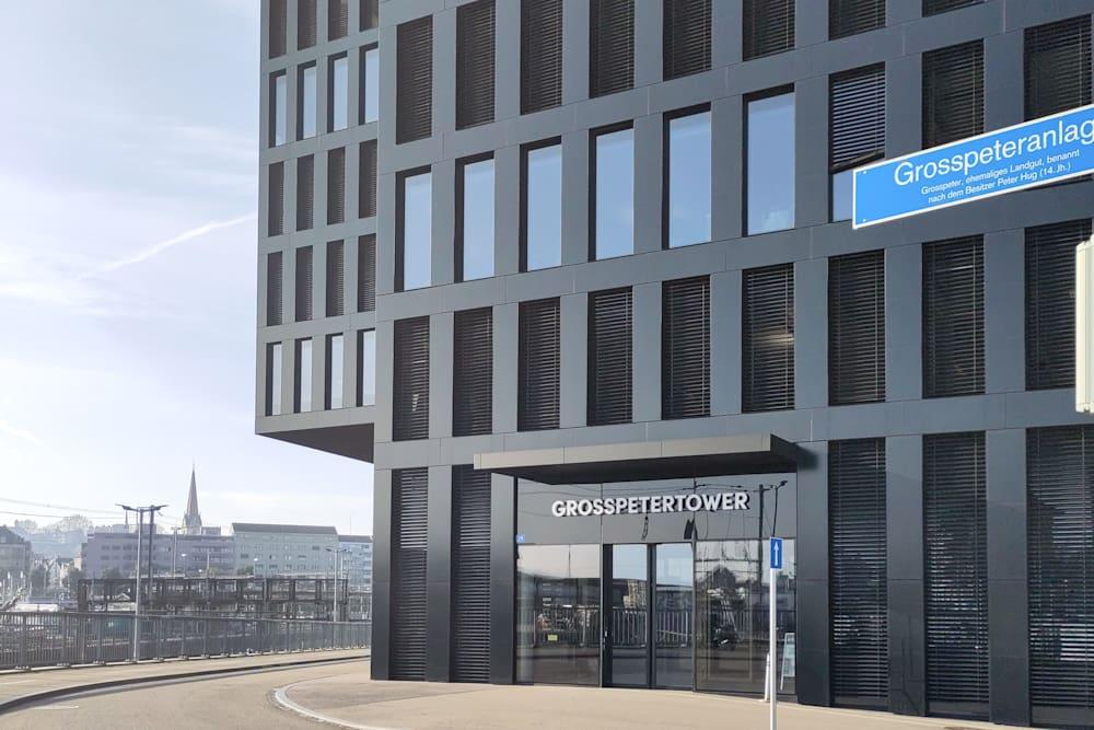 BASEL, Grosspeter Tower (spaces) office space - View 3 in Basel - internet, office_cleaning, breakout_areas