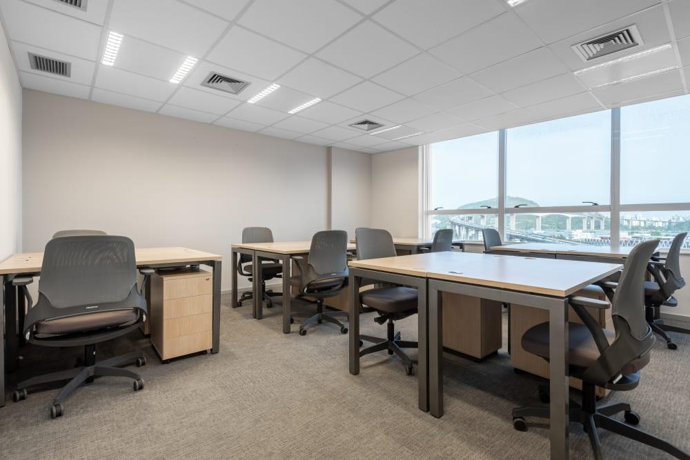 Vitoria Work Center – 8th floor office space - View 5 in Da Penha - internet, office_cleaning, breakout_areas