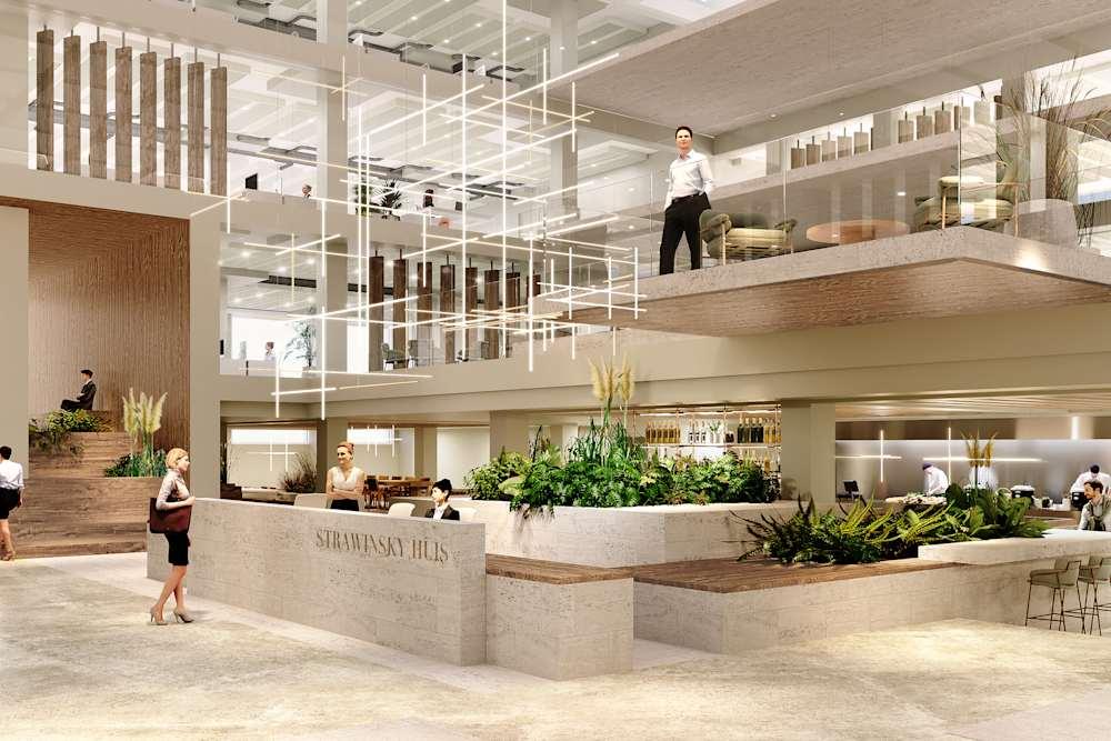 Amsterdam, Strawinskyhuis - Photo 4 Amsterdam, Strawinskyhuis office space - View 4 in Amsterdam - internet, office_cleaning, breakout_areas